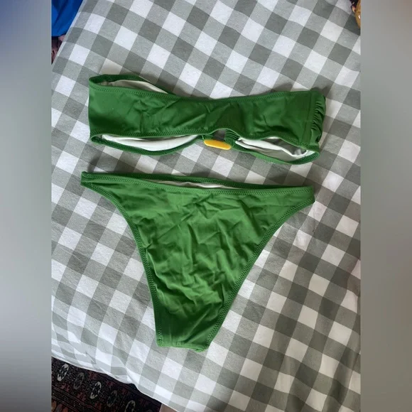 NWT Solid & Striped Tati Savana Green Bikini - Picture 9 of 9
